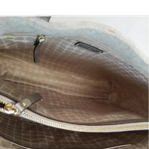 Kate Spade Quinn Frosted Felt Rhinestone 2 Tote Bag - Picture 11 of 11